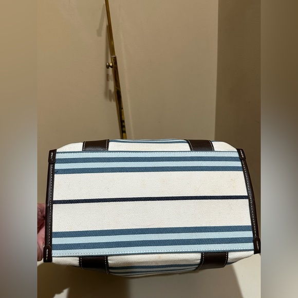 Burberry Blue Label Striped Canvas Tote - Picture 7 of 12